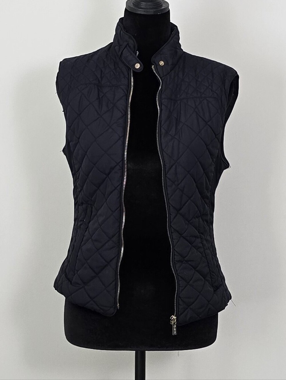 Palomares Sport Quilted Sleeveless Puffer Vest - Black